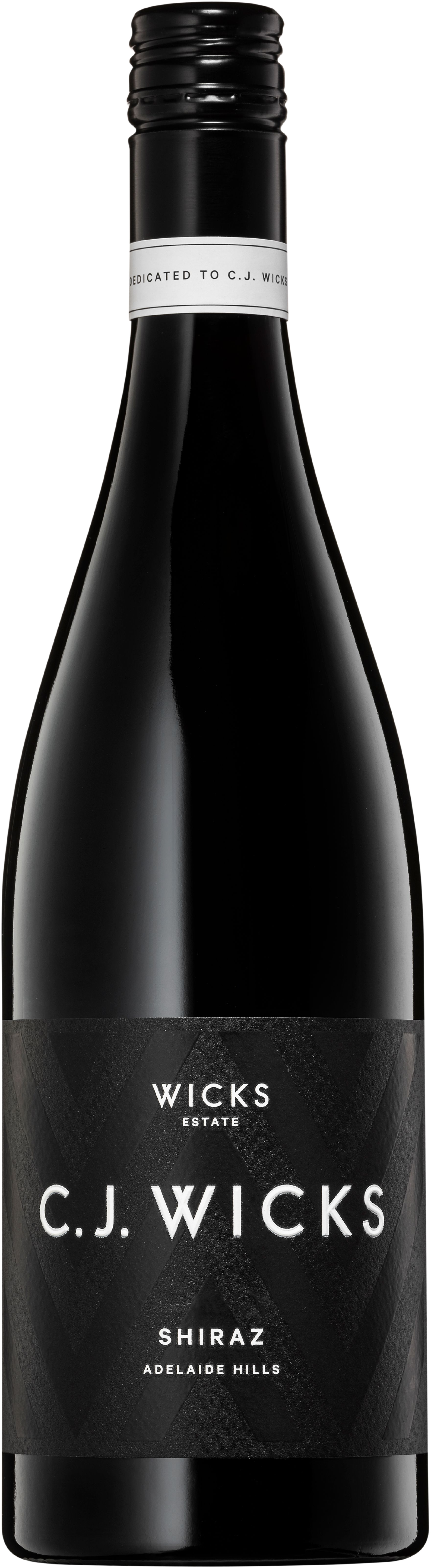 Wicks Estate Wines C.J. Wicks Shiraz 2022 Adelaide Hills